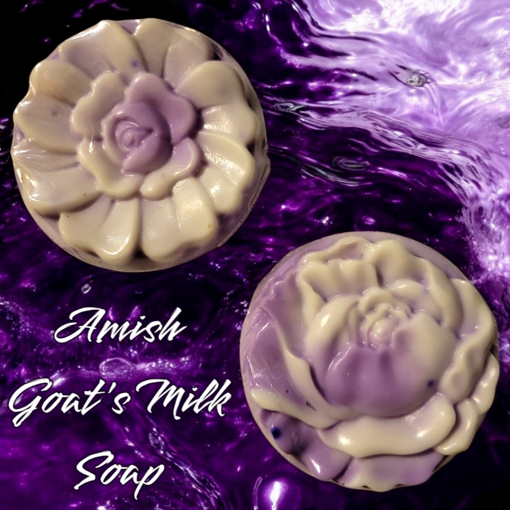 2 Amish Goat's Milk "Cologne" Homemade Bar Soap by Brush Creek Foods LLC Floral